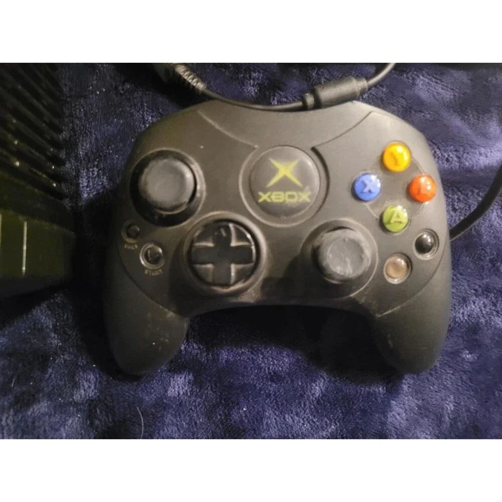Original Microsoft Xbox Console System Not Reading Discs, Disc Door Issue w/ Pow